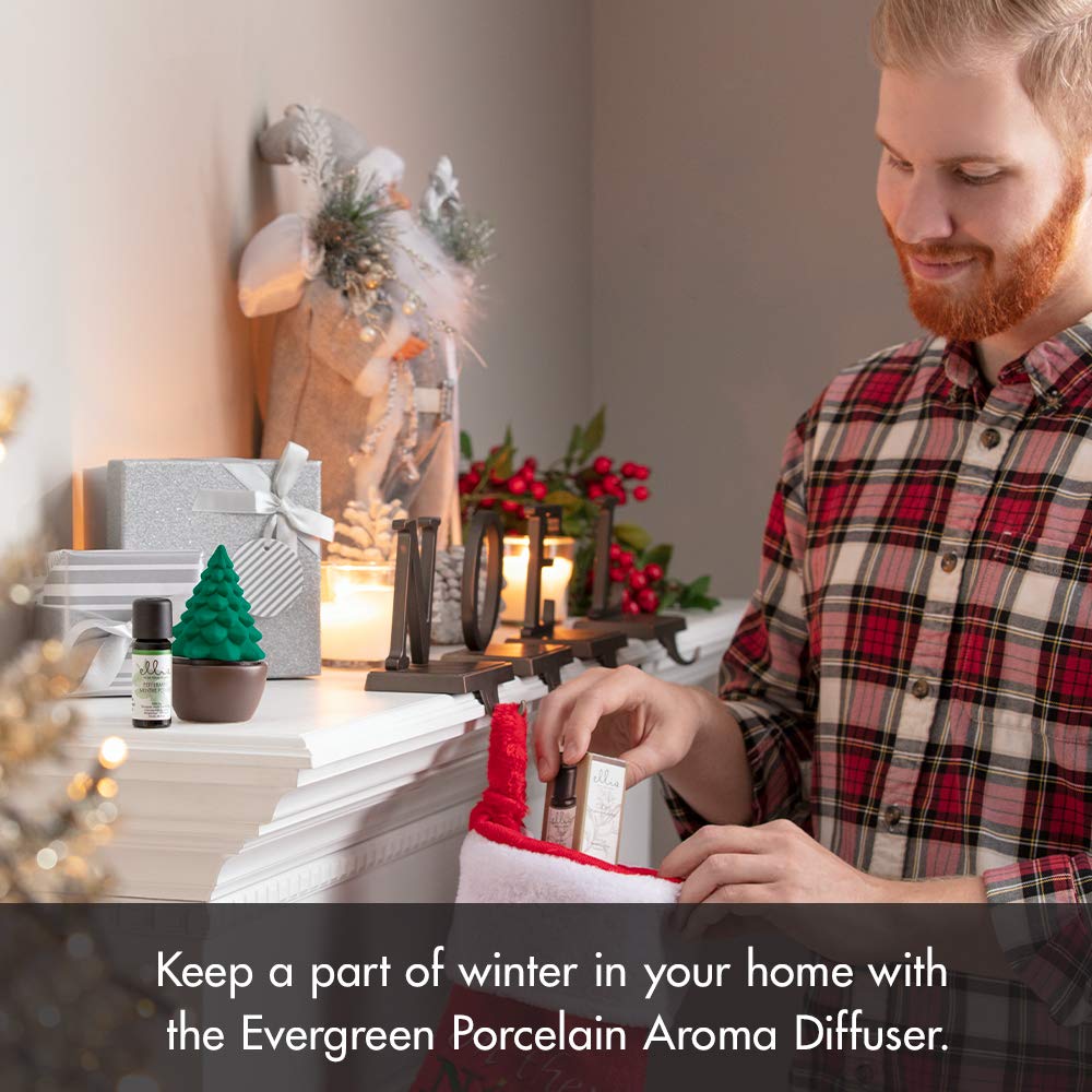 Ellia diffuser operates without water or electricity for simple setup.