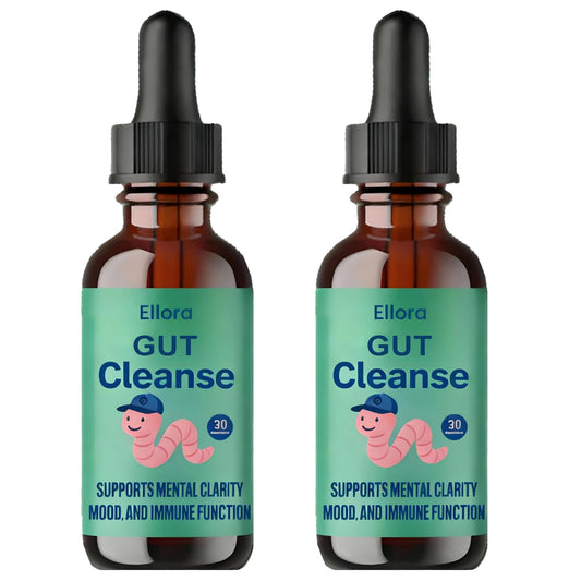 Ellora Gut Cleanse Drops bottle front view