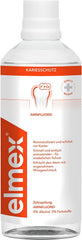 Angled view of Elmex Anti-Cavity Mouthwash 400ml bottle