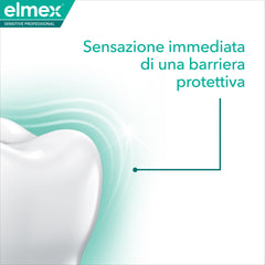 Elmex Sensitive Plus Mouthwash bottle on white background
