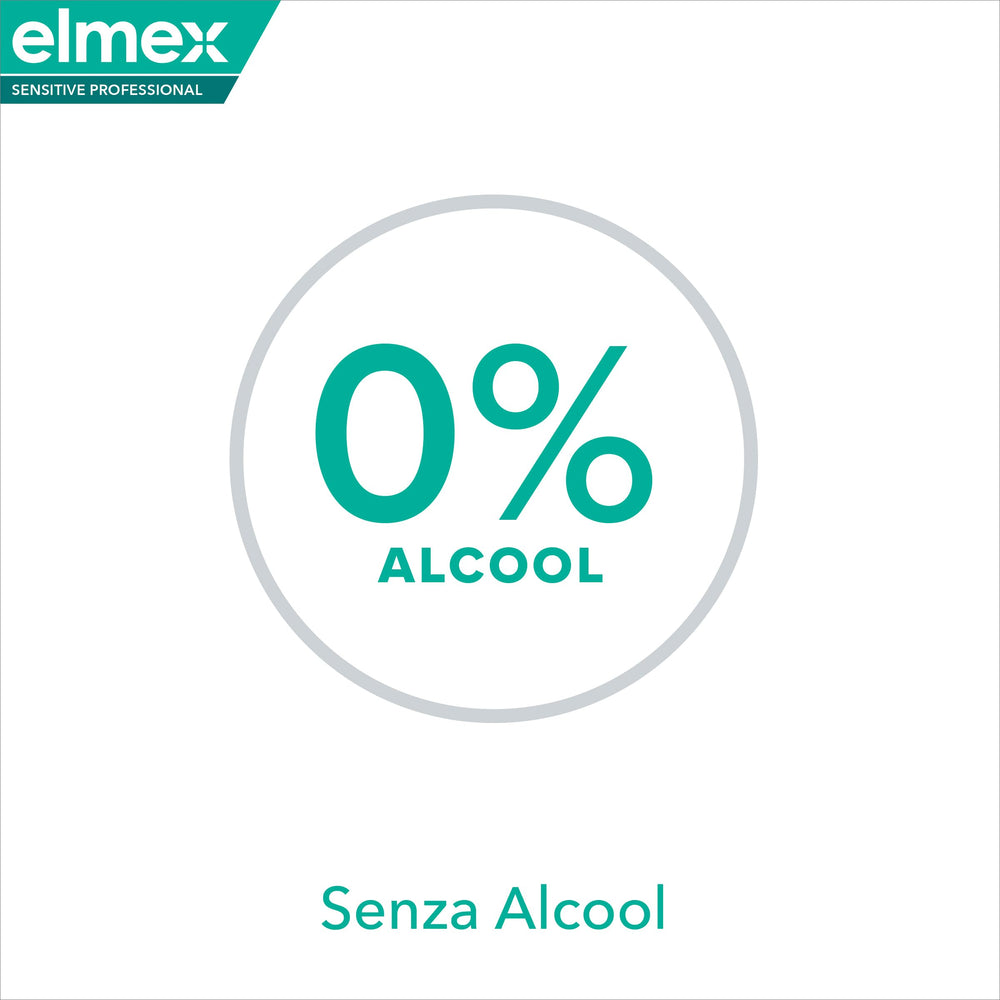 Measurement mark and 400 ml indication on Elmex bottle