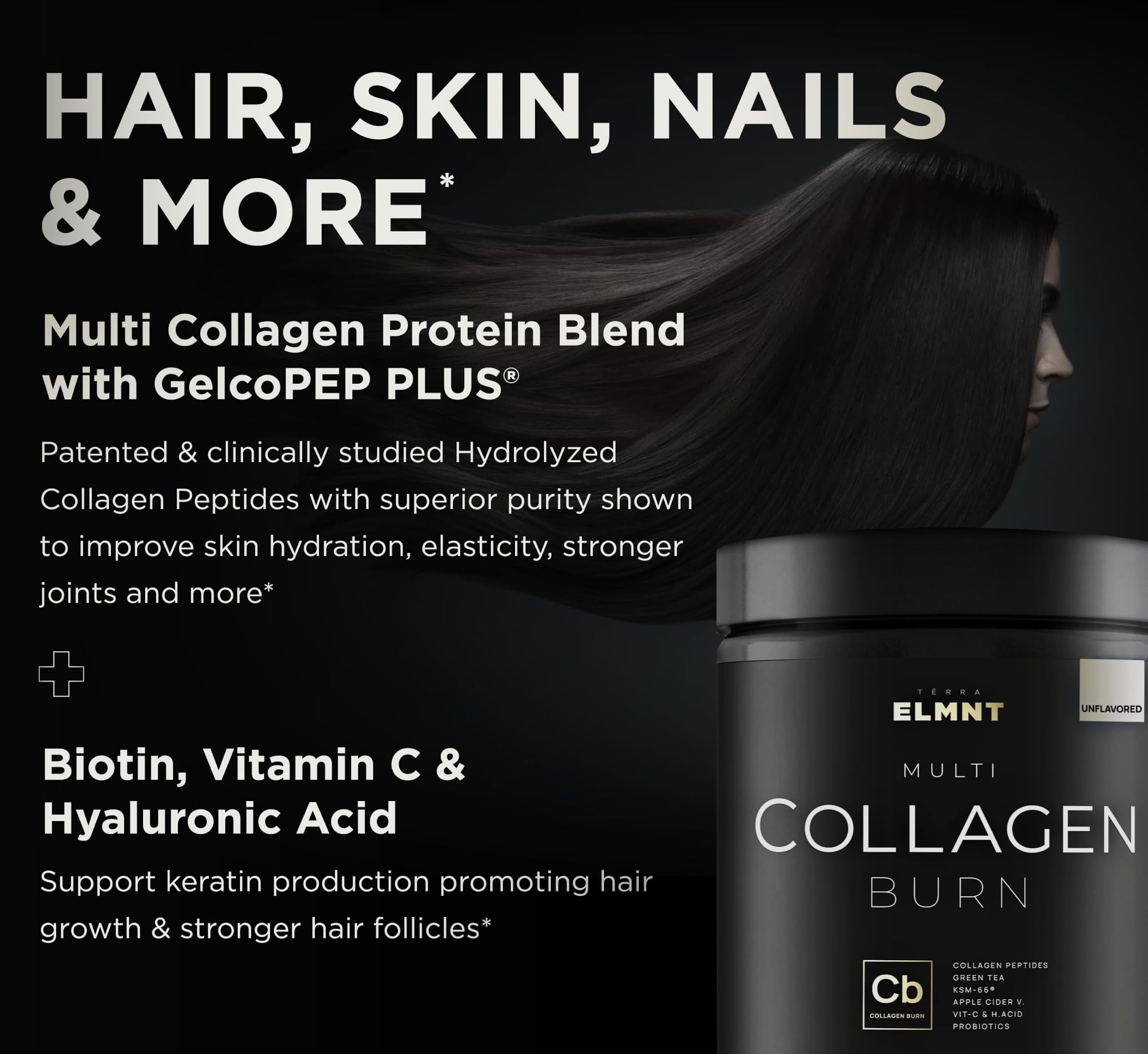 Green Tea extract (GreenSelect Phytosome) for collagen burn