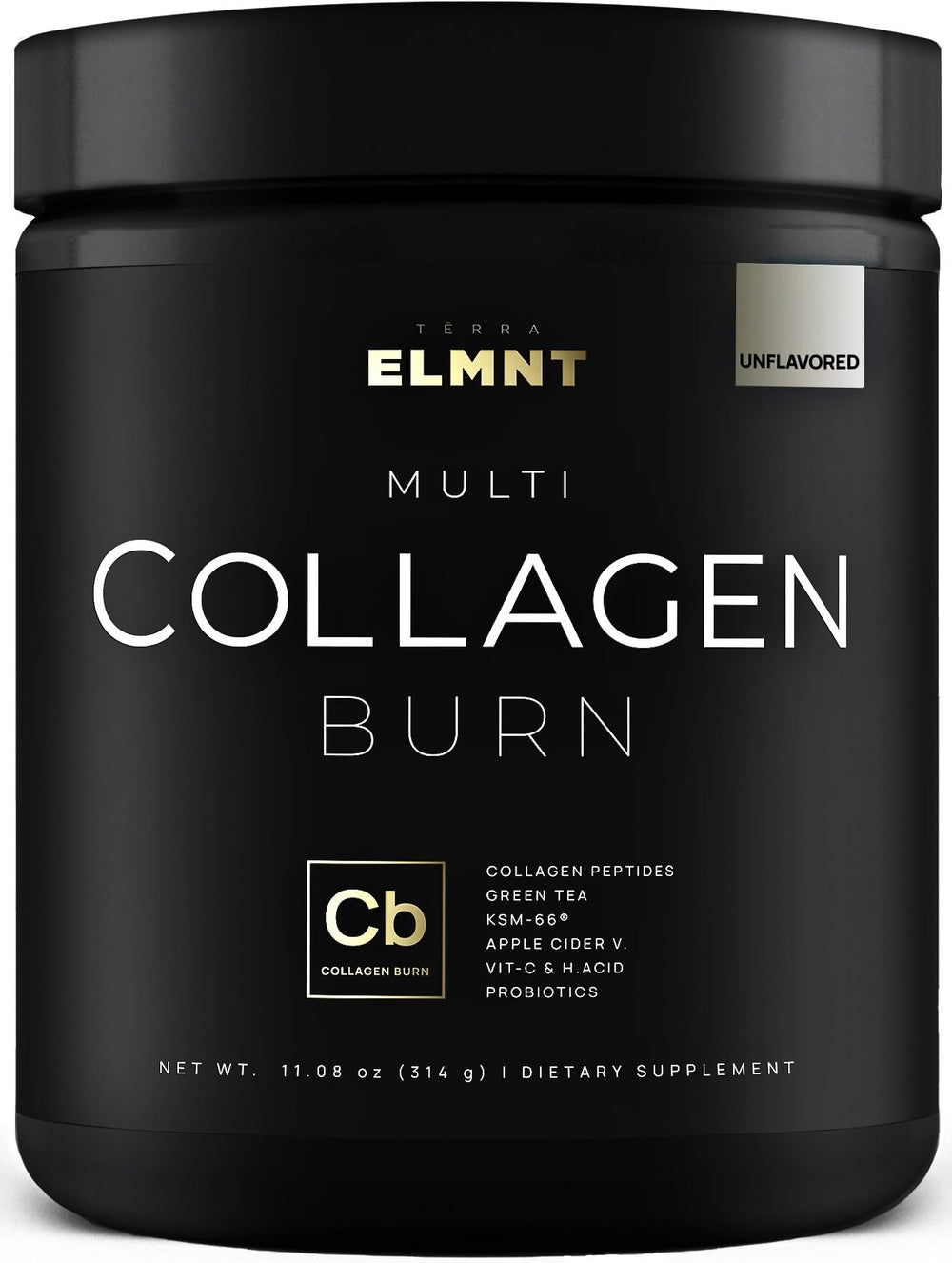 ELMNT Super Multi Collagen Burn hero image - unflavored