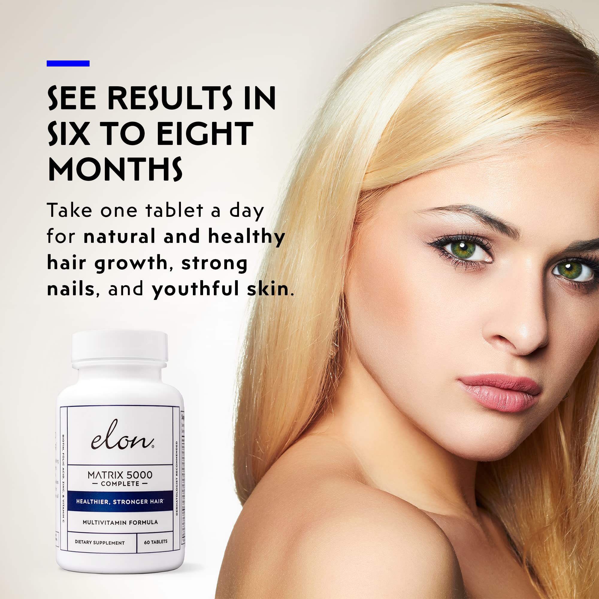 Hair growth vitamins supplementation for women and men