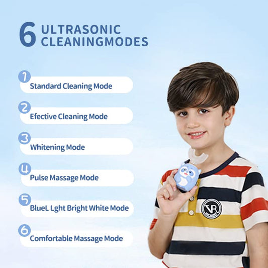 U-shaped silicone brush head for toddlers and kids