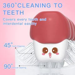 Six cleaning modes on kid's sonic toothbrush