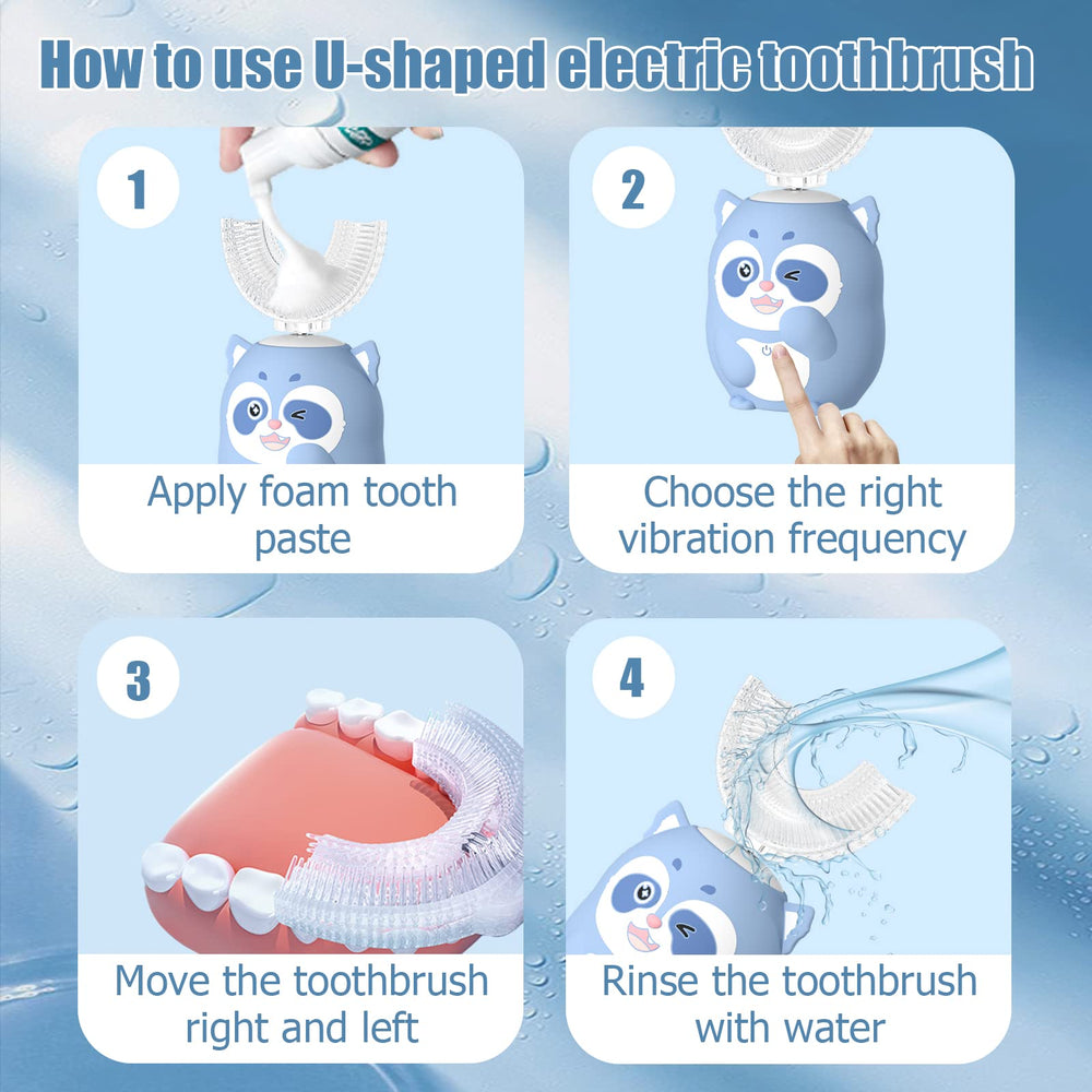 Blue color option of ELOTAME kids electric toothbrush