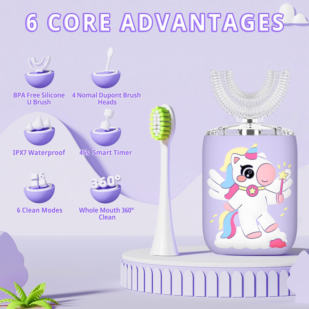 Rechargeable USB charging for ELOTAME kid toothbrush