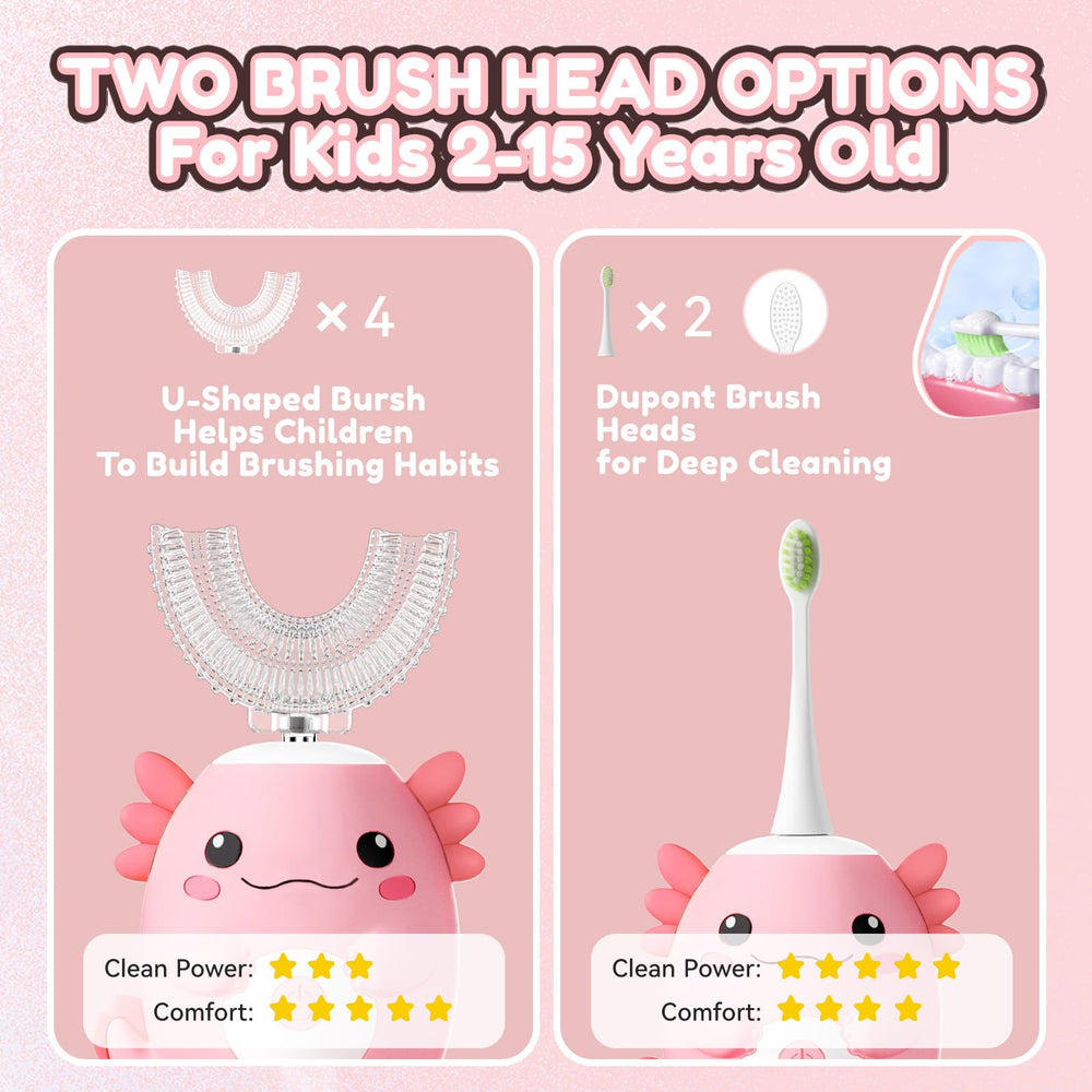 Full set with 6 brush heads for ELOTAME kids toothbrush
