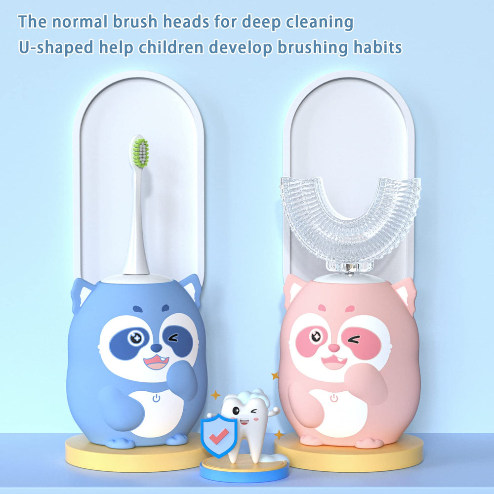 USB charging indicator LED on the toothbrush