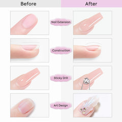 Elova Builder Gel self-leveling formula for even, smooth coverage