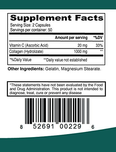 ELP ESSENTIAL Collagen + Vitamin C bottle with label