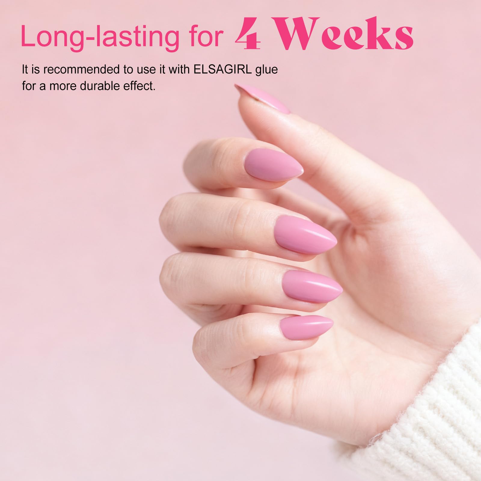 ELSAGIRL reusable press-on nails deliver salon-like shine at home.