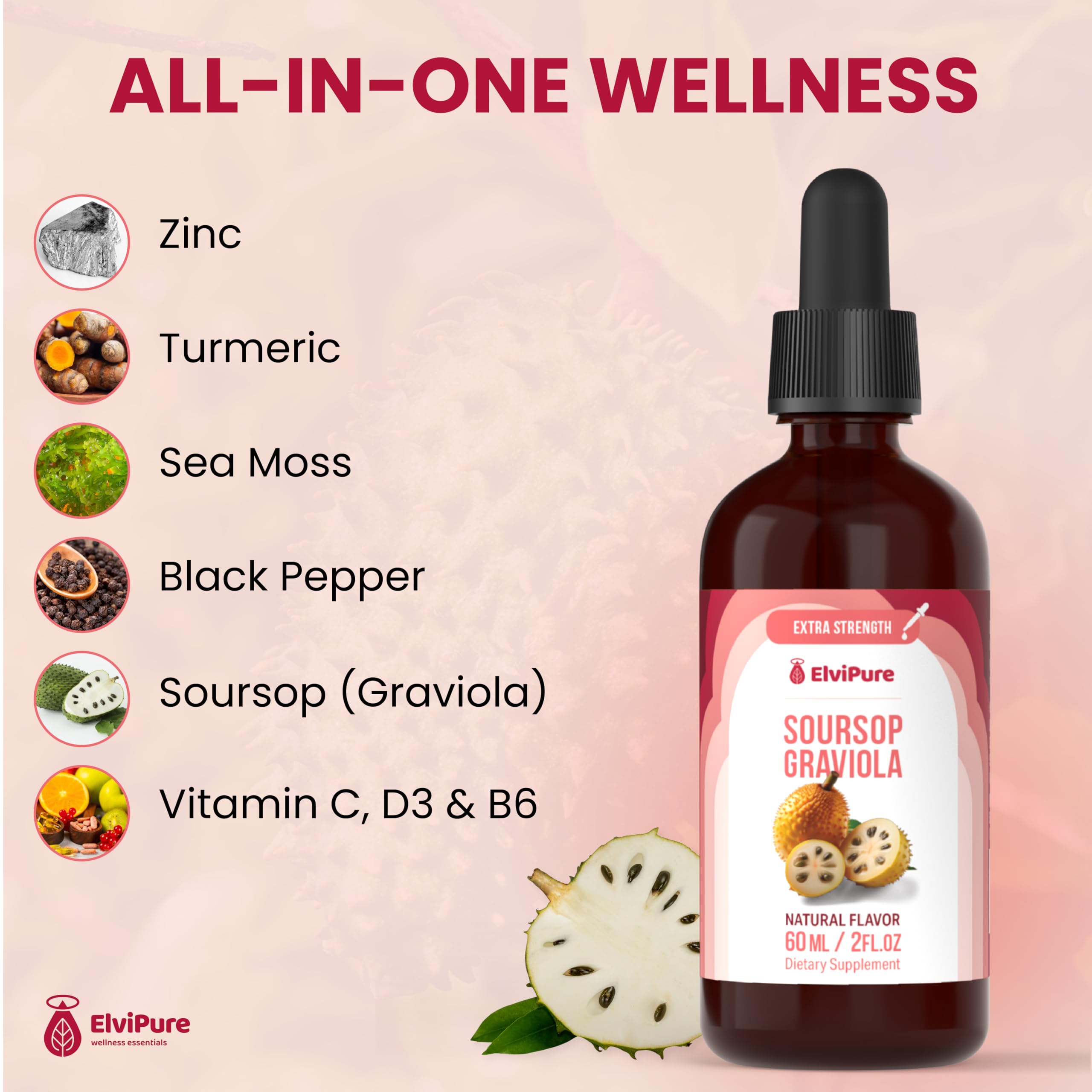 Sea moss and other natural ingredients