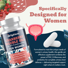 Product designed for women's urinary tract support
