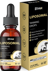 Elysx Liposomal Tanning Drops bottle with lemon flavor