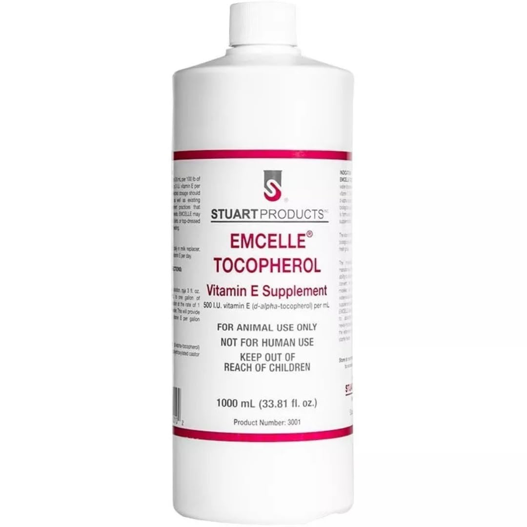 EMCELLE Tocopherol Liquid Solution 1000 mL bottle — front view