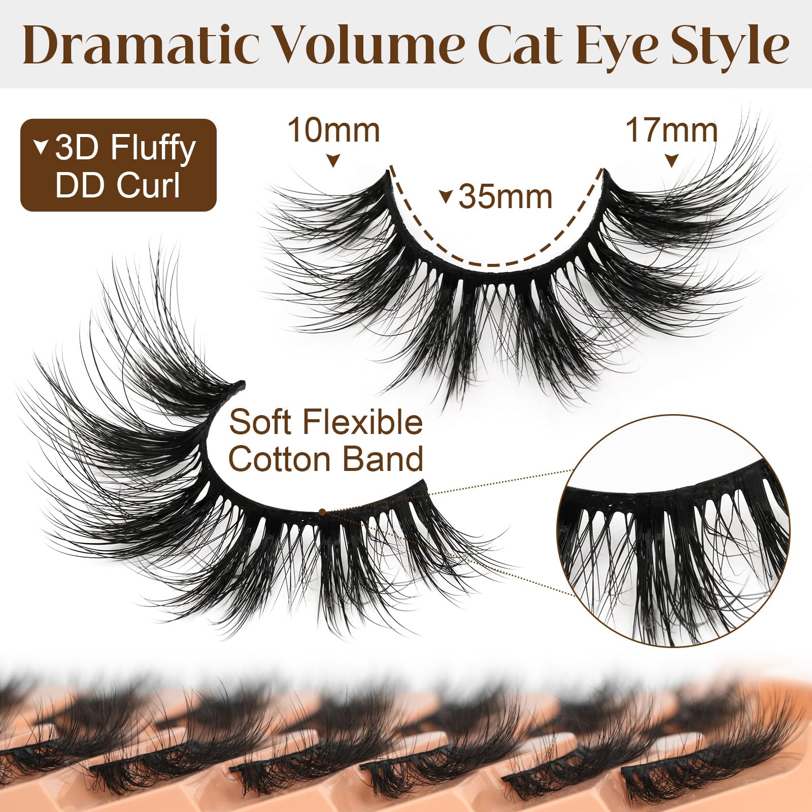EMEDA luxury vegan lashes deliver salon-like volume at home.
