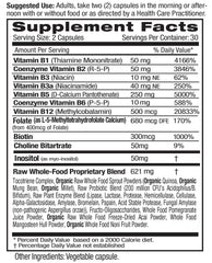 Emerald Labs B-Healthy capsules close-up highlighting small vegan capsules for immune support.