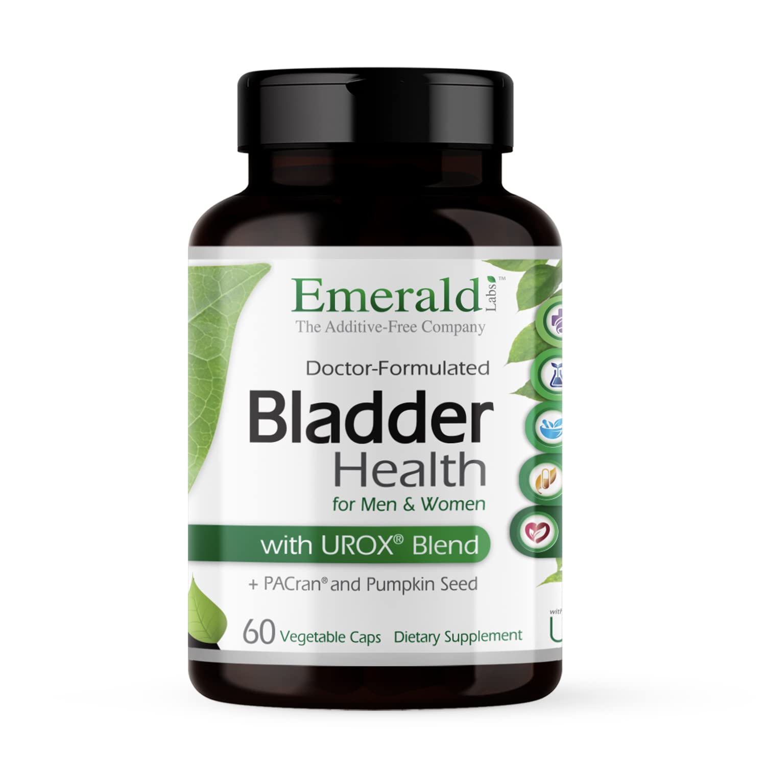Emerald Labs Bladder Health Cranberry Extract supplement with 60 vegan capsules