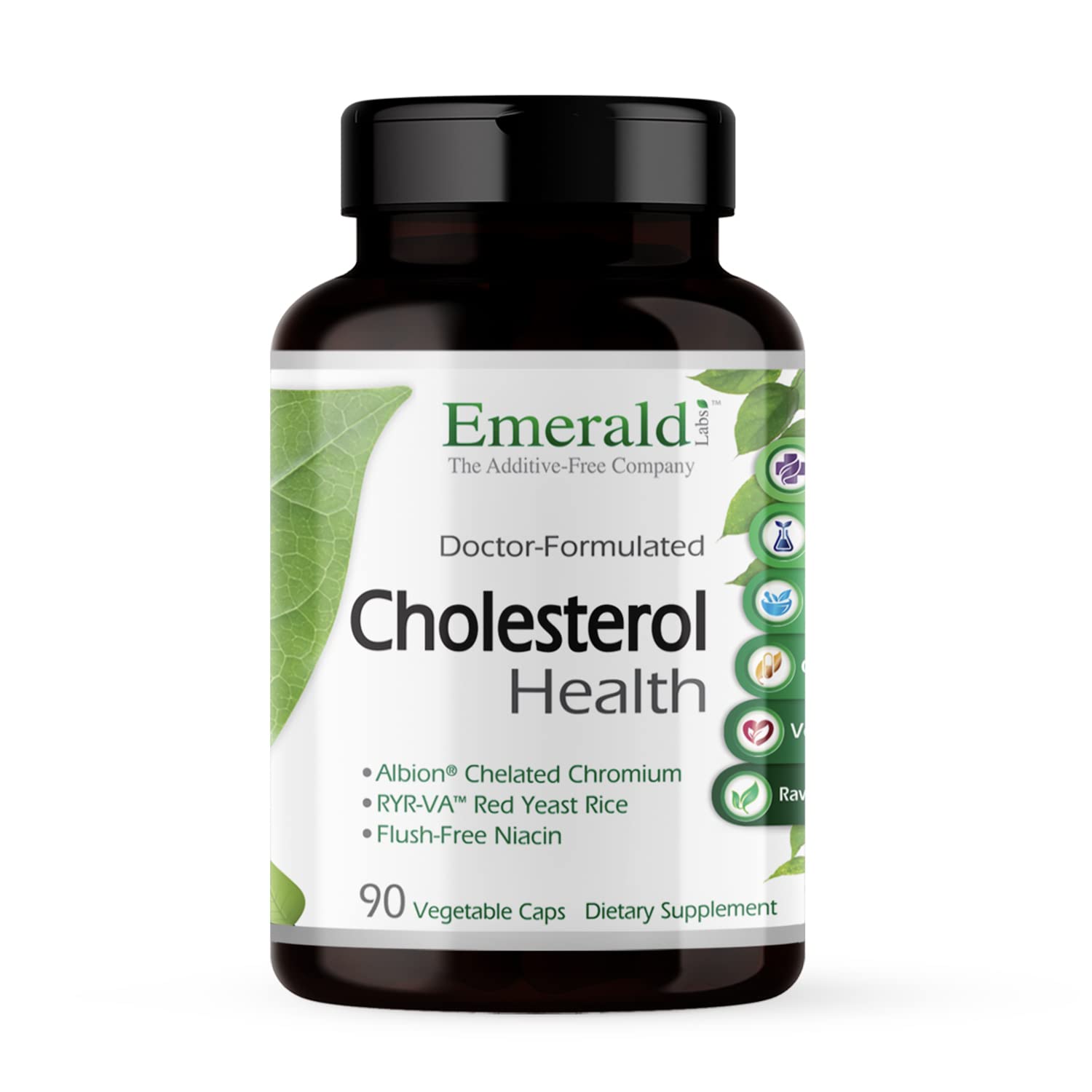 Emerald Labs Cholesterol Health bottle label