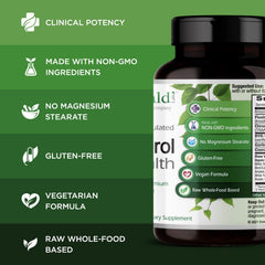 Flush-free niacin capsules for cholesterol support