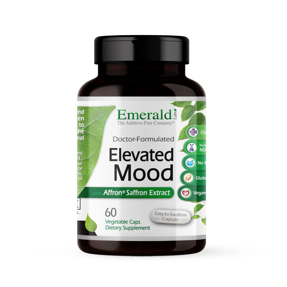 Emerald Labs Elevated Mood bottle with 60 vegetable capsules