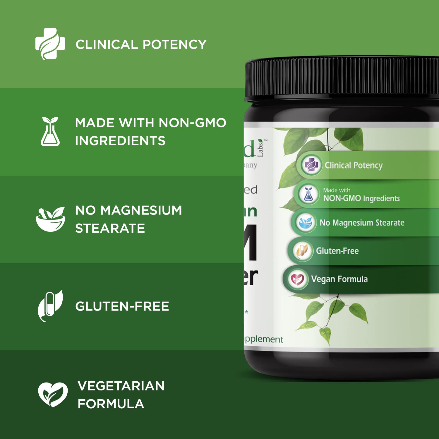 Emerald Labs MSM Powder 16 oz packaging (pack of 2)
