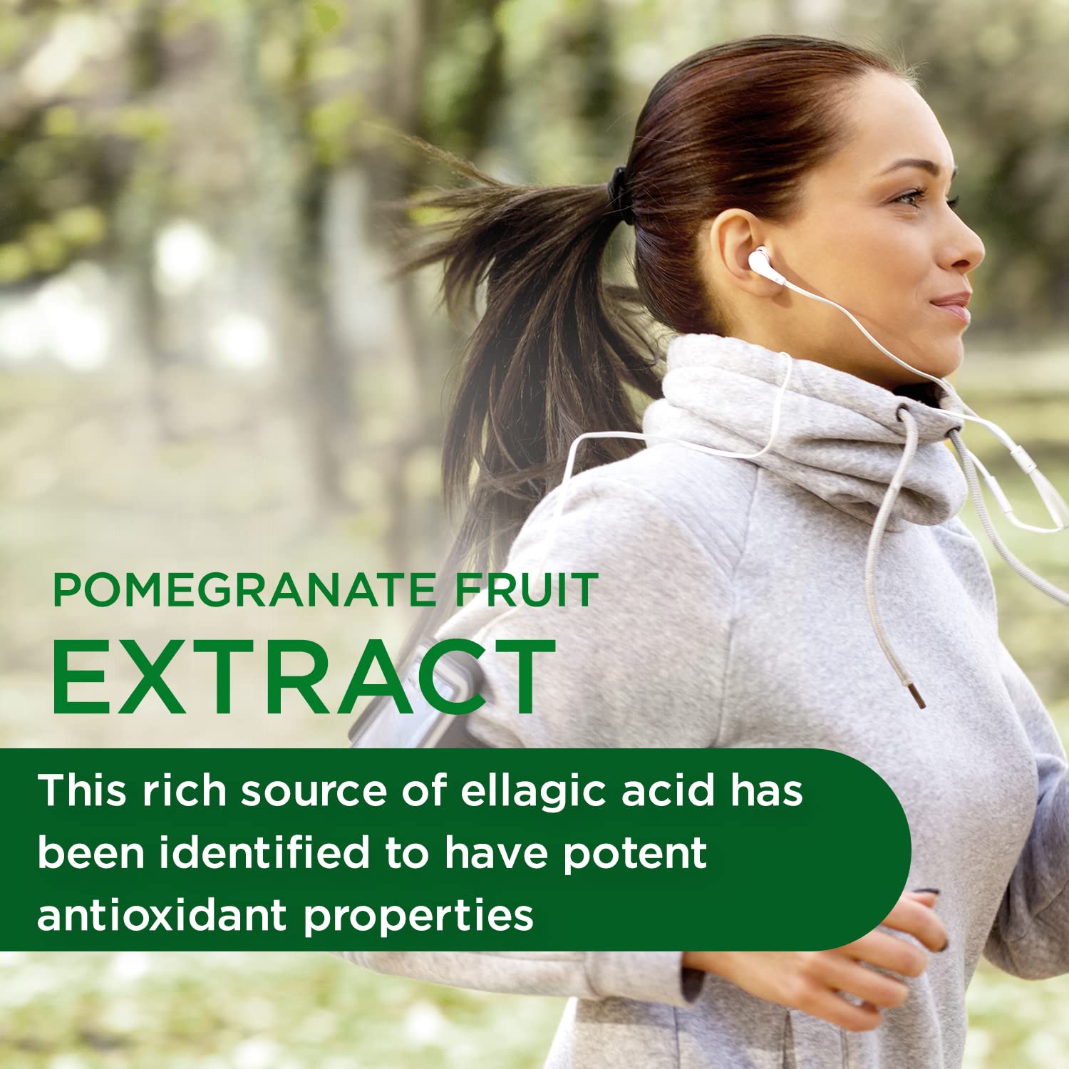 Label of Emerald Labs Pomegranate Extract bottle