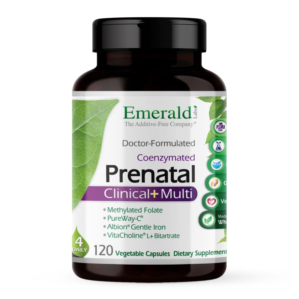 Emerald Labs Prenatal Clinical Multi bottle front