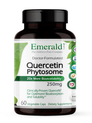 Emerald Labs Quercetin Phytosome 60 vegetable capsules label