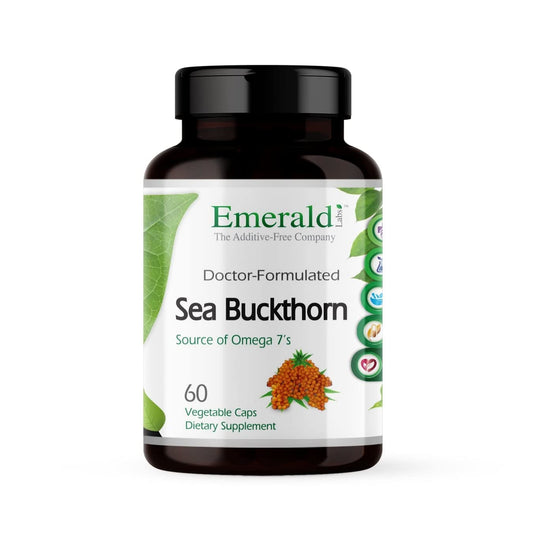 EMERALD LABS Sea Buckthorn bottle with 60 vegetable capsules