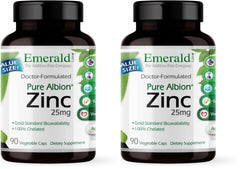 Emerald Labs Zinc 25mg bottle label
