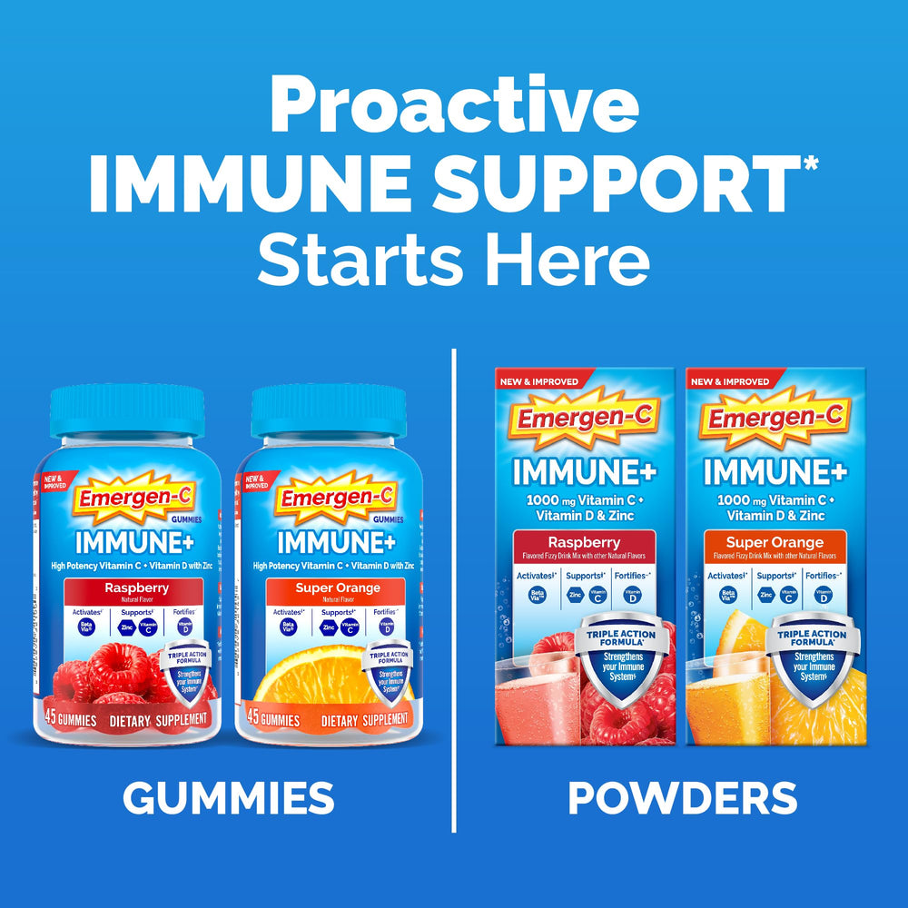 BetaVia algae-based ingredient in Emergen-C Immune+ Triple Action