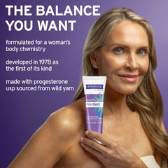 Emerita Pro-Gest Balancing Cream texture close-up shows light fast absorbing formula