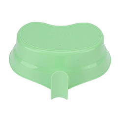 Versatile vomit basin with wide mouth and arc design
