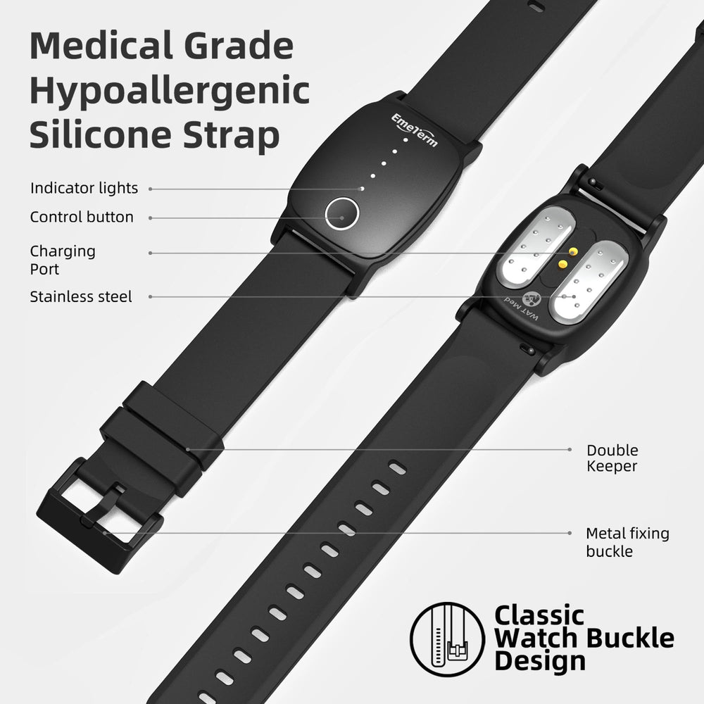 EmeTerm Explore five intensity levels allow personalized comfort during travel.