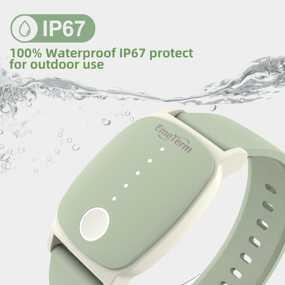 EmeTerm Explore waterproof IP67 design for washing, swimming, or outdoor activities