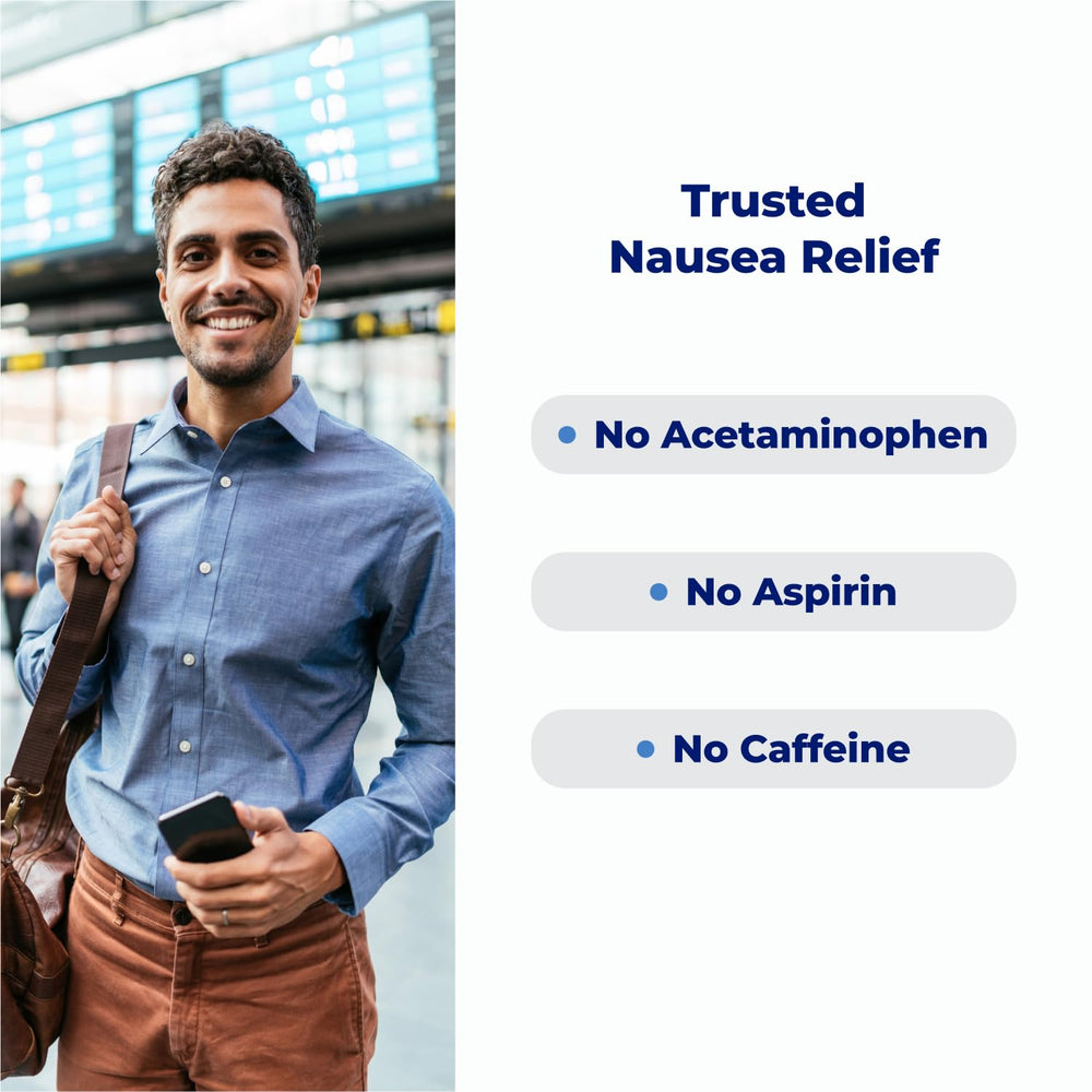 Emetrol pharmacist-recommended label signaling trusted relief