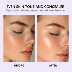Emgmcp Balm Foundation easy-application enables quick, seamless blending.
