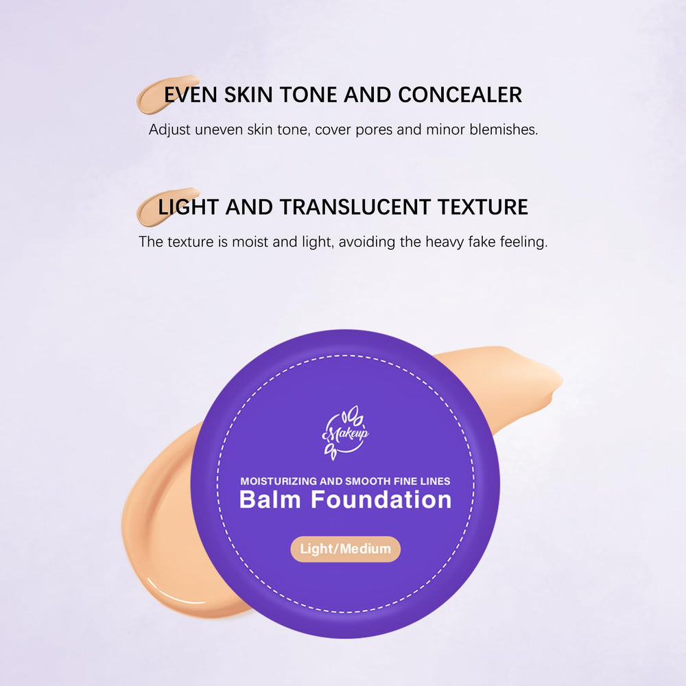 Emgmcp Balm Foundation satin-glow-finish creates a soft, luminous complexion.