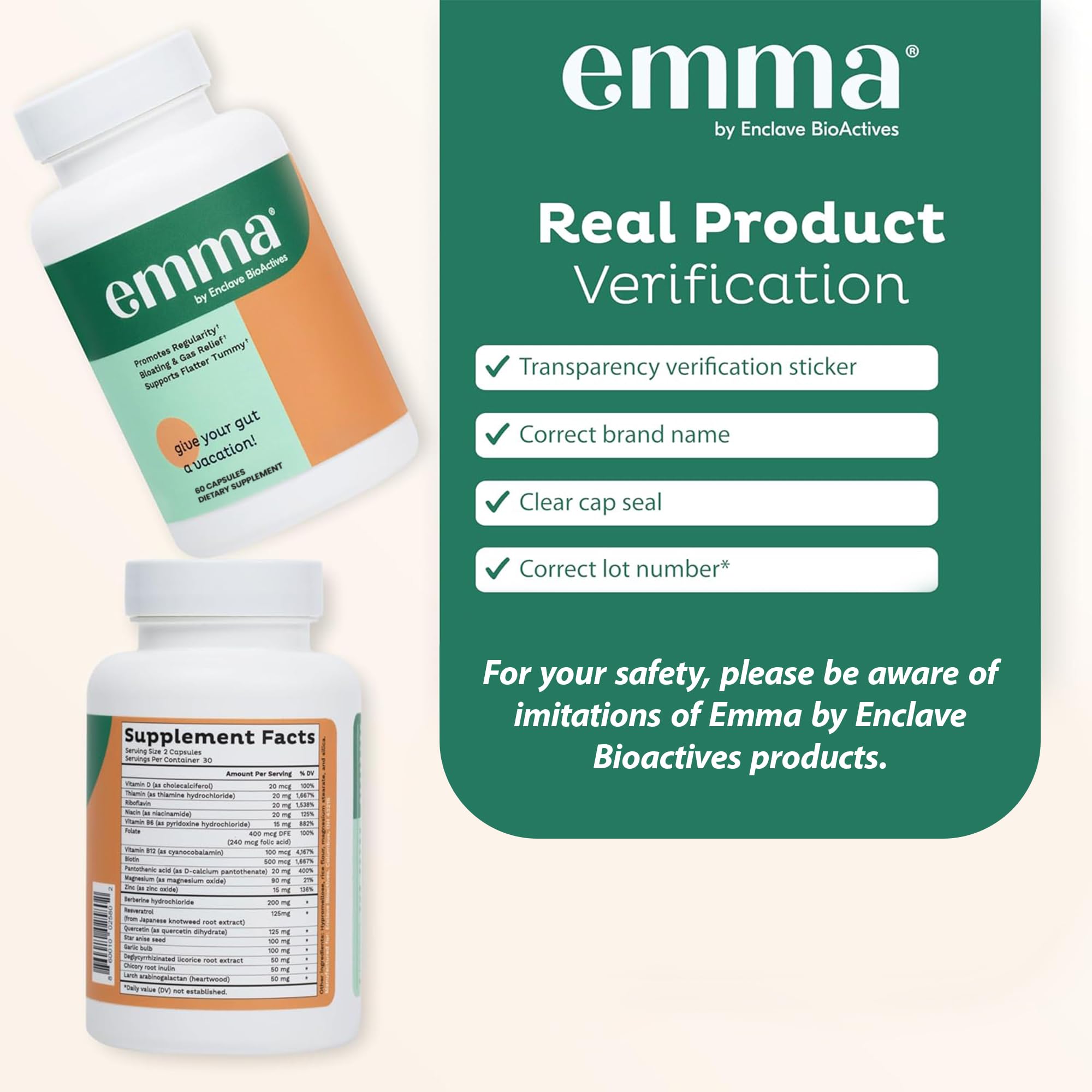 Digestive system diagram with Emma Gut Health suggests how the formula might assist balance
