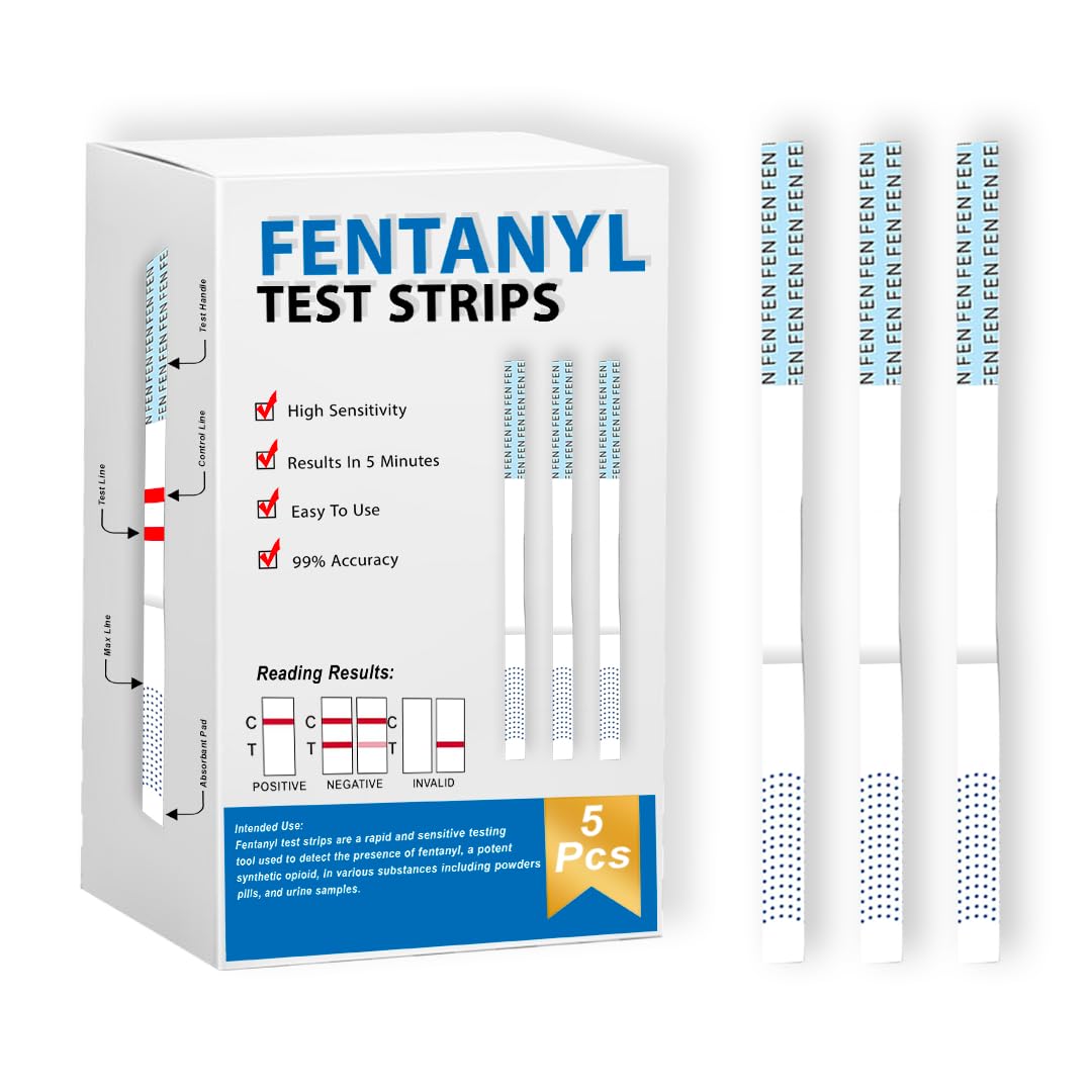 EMNCE Fentanyl Test Strips kit packaging 5-pack