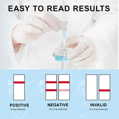 Home testing setup with clear instructions