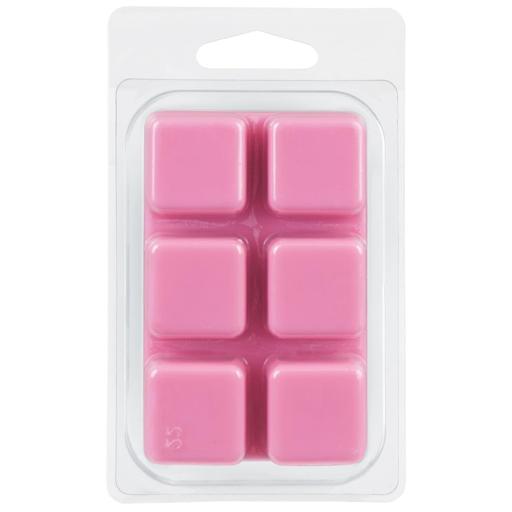 Empire Candle Peony Blossom wax melt bar in pink satin wax for cozy aroma