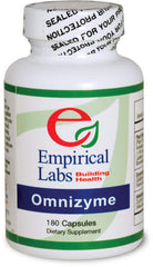 Empirical Labs Omnizyme 180 Caps bottle label front view