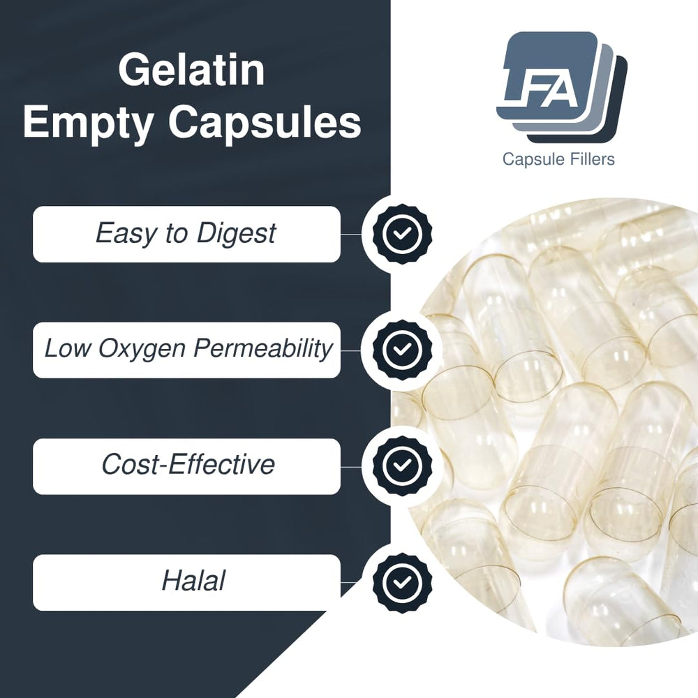 Size 0 halal beef gelatin capsules for capsule filling - view 3