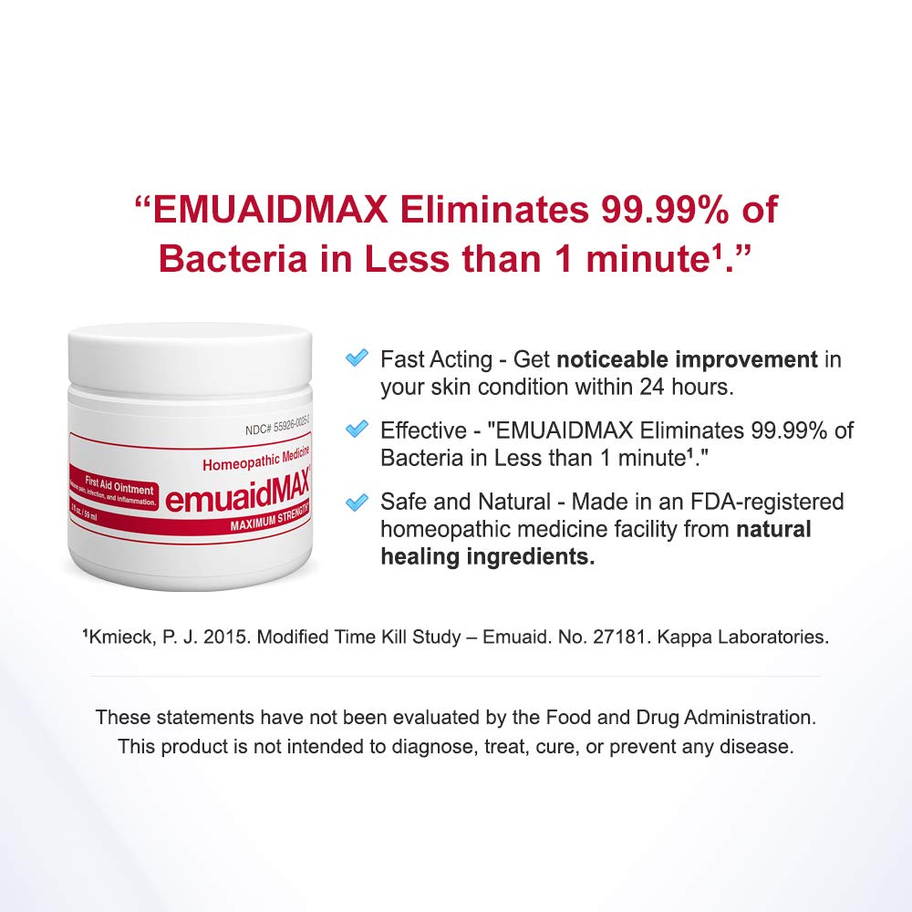 EMUAIDMAX skin barrier visual conveying protection for irritated skin
