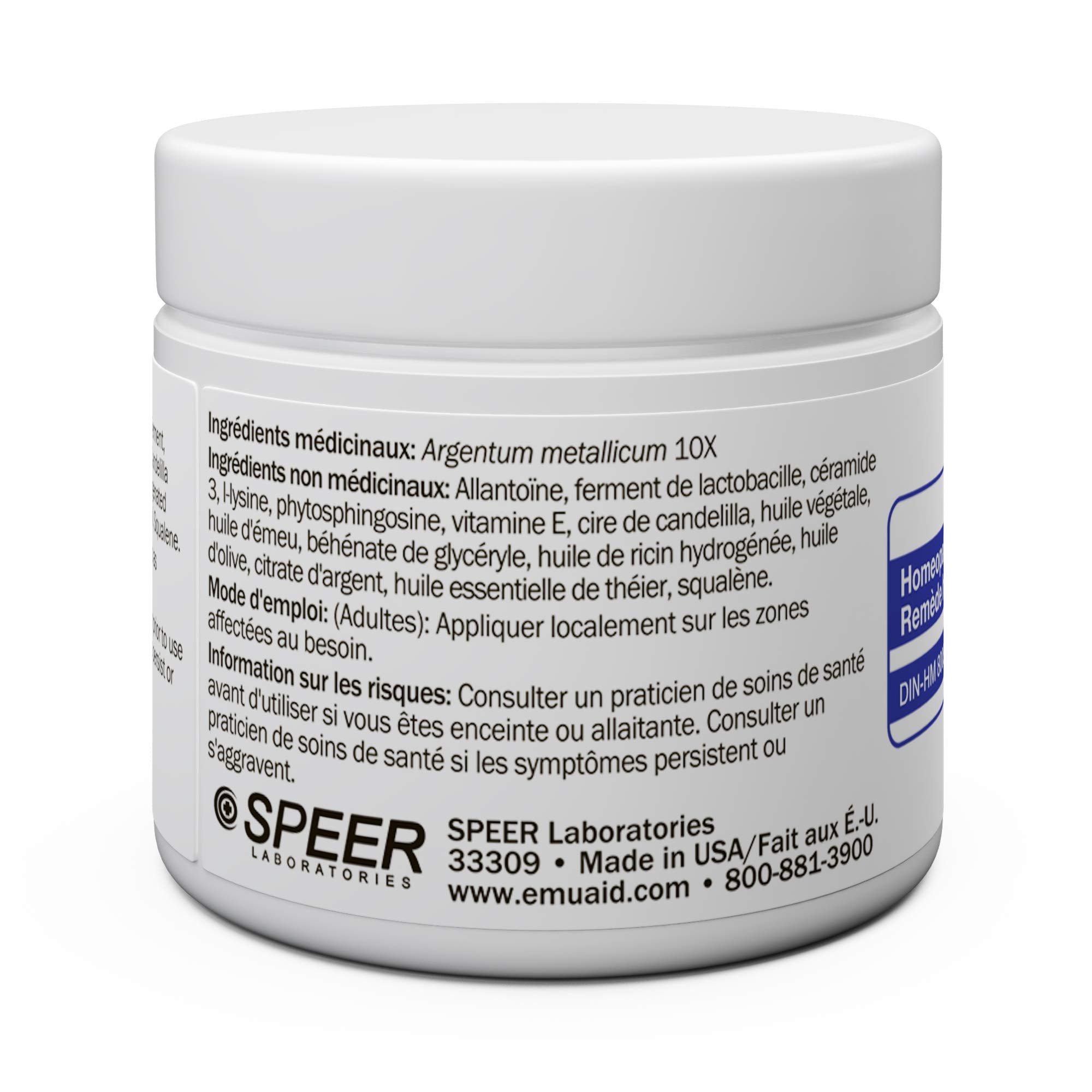 emuaid ointment being applied to skin for quick soothing relief