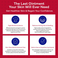 EMUAIDMAX Ointment bottle detail highlights precise dosing and quality